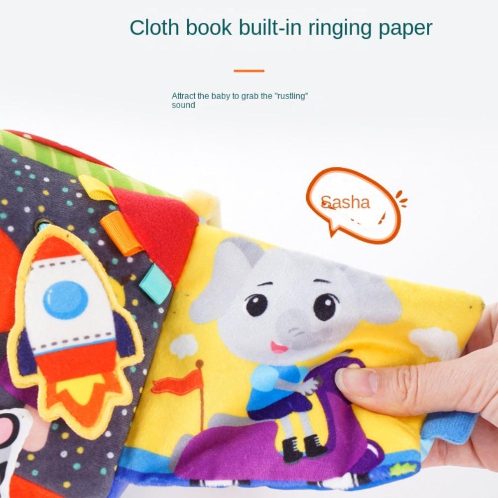 Cartoon Sensory Toys For Toddler Triangle Pull String Teether Toy  Baby Products