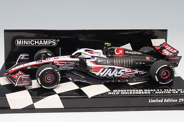 Minichamps Scale MoneyGram Haas F1 Team 2023 Austin GP Hulkenberg 1/43 VF-23 #27 N. [Resin]