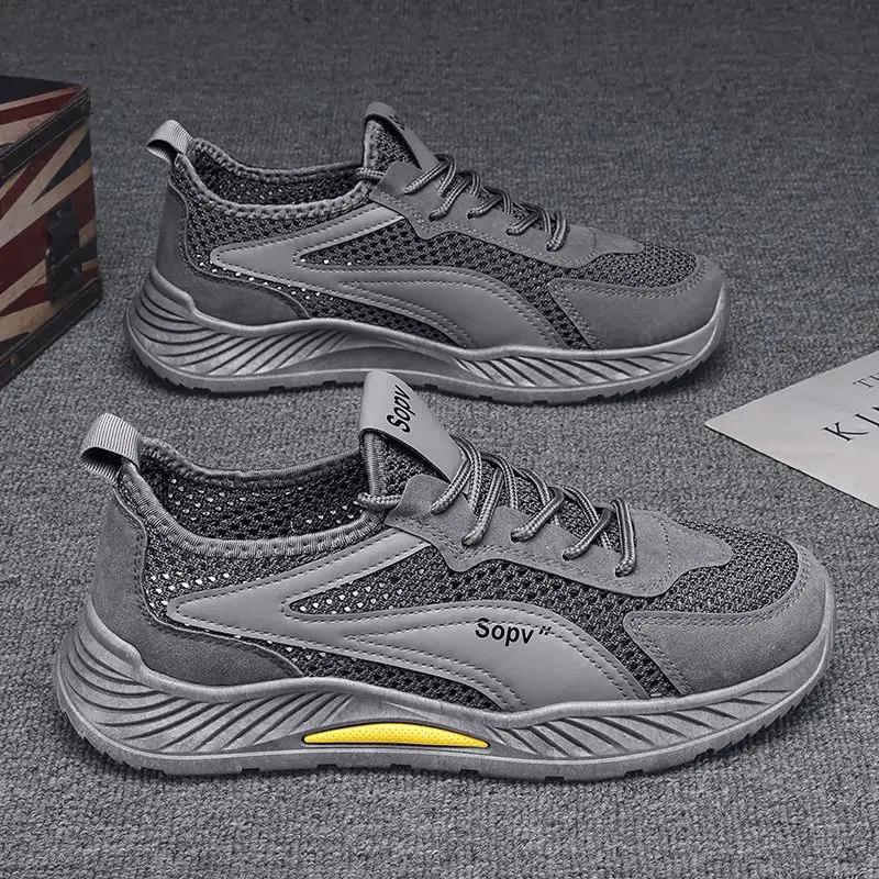 

Fashion Cushioned Insole Mesh Upper Man Casual Sneaker Comfortable Spring and Autumn High Quality Original Fashion Sports Shoes for Men 44