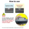 1PC Type2 To Type1 EV Charger Adapter New Upgraded With On/Off Function Electric Vehicle Charging Connector for IEC 62196 J1772