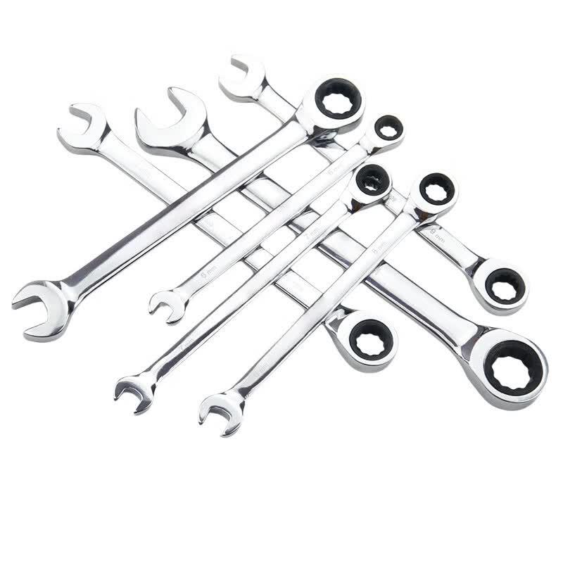 Open-End Ratchet Combination Wrench