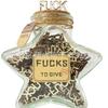 Lustiges Fuck-Glas Geschenk – 100 Holzbuchstaben-Ausschnitte, Scherz-Geburtstagsgeschenk für Ihn/Sie, Neuartige Schreibtischdekoration zur Stressbewältigung