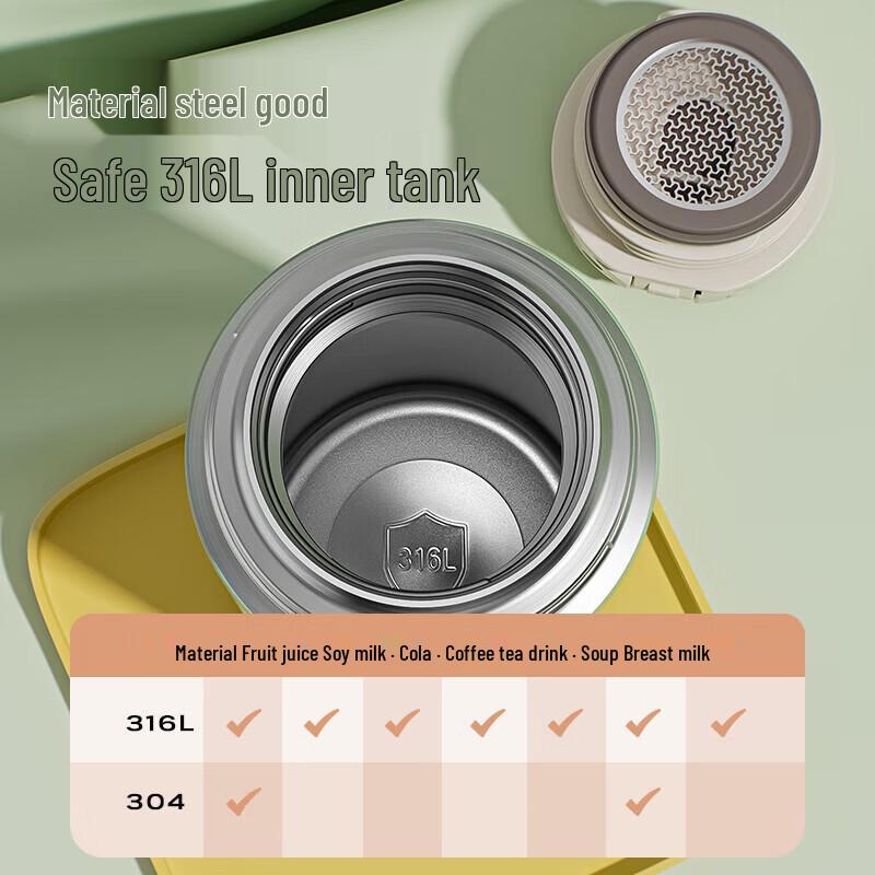 Fuguang Yun Jin 316L Stainless Steel Insulated Portable Water Bottle