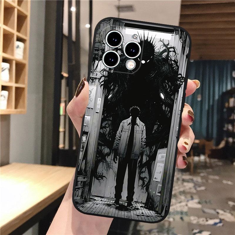 Phone Case Carcasa Funda For iPhone 17 Pro Max Air 16 15 14 13 Pro Max 15 16 Pro 15Plus Horror Anime Girl Case