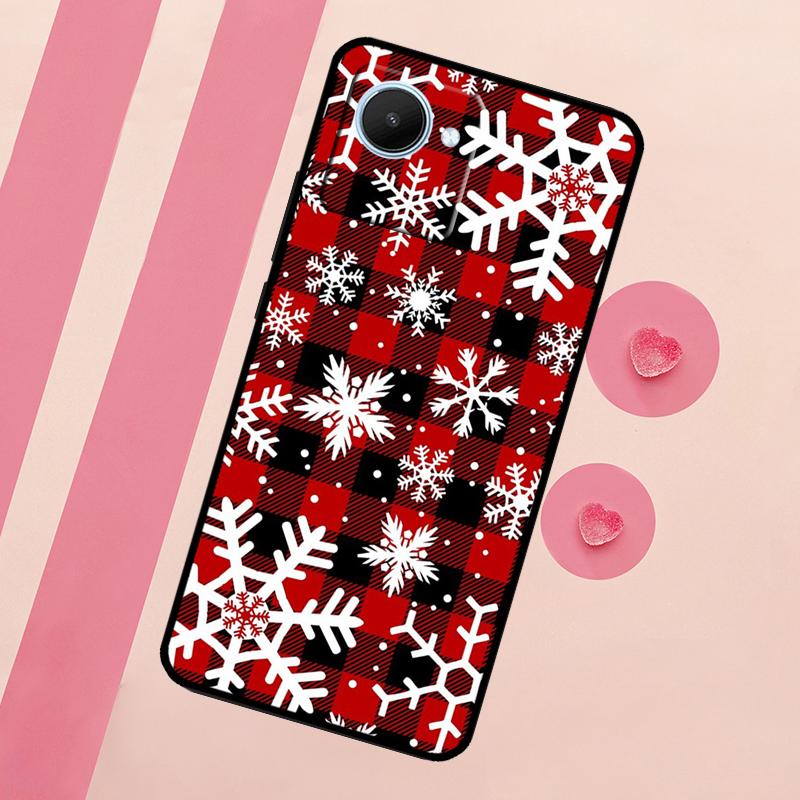Снежинка Зима Для Realme C67 C75 C63 C61 C71 C55 C51 C65 C53 10 11 12 13 14 15 Pro Plus GT6 GT7 Pro Чехол Realme 15 Pro