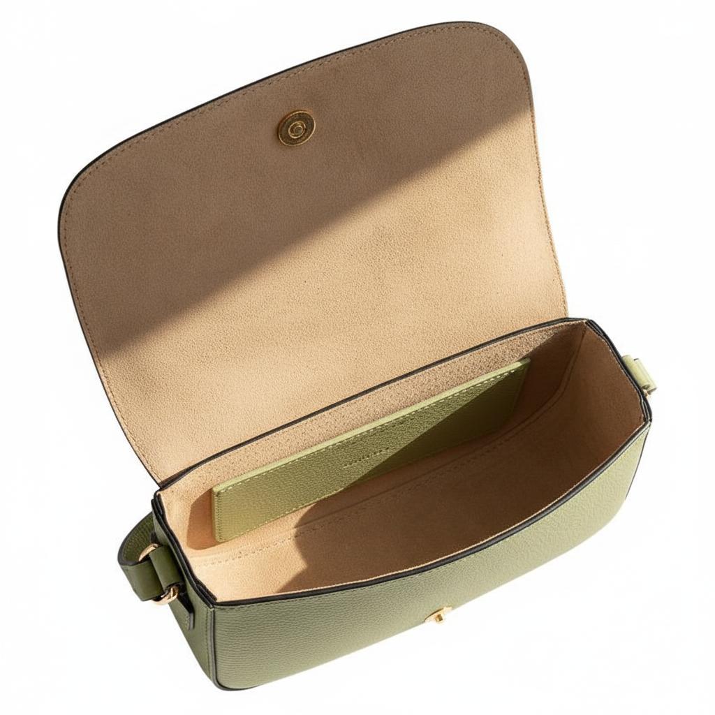 Longchamp Épure Shoulder Bag Leather Handheld Crossbody Bag Women bags Green 10253HYZM70