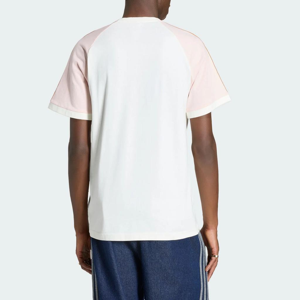 Adidas Originals Washed Cali Color Block Pullover Crew Neck T-Shirt Men tops KX1259