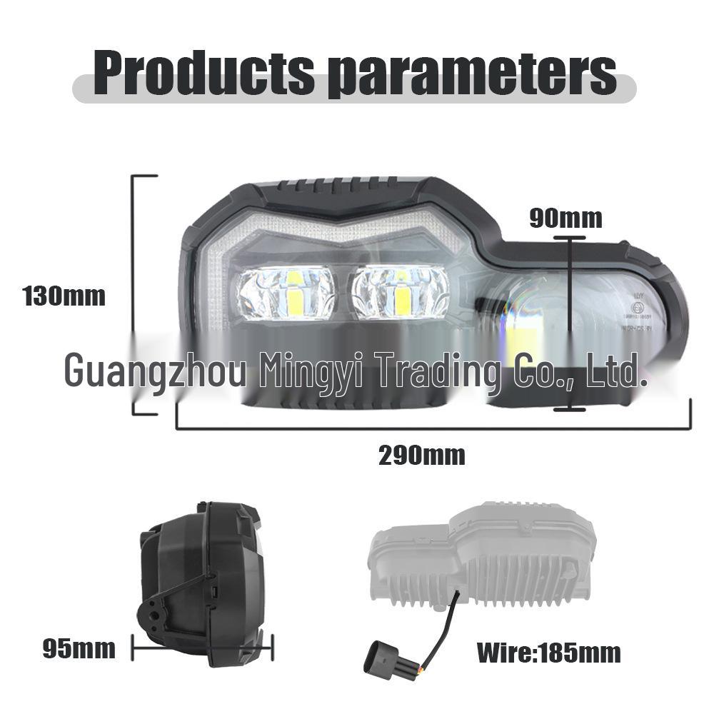 BMW F800GS/F700GS/F650GS Motorcycle LED Front Headlight Modification