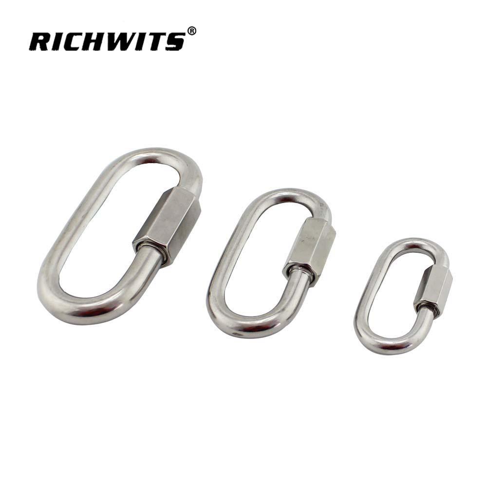Stainless Steel Marine Quick Link Chain Connector and Yacht Shackle
