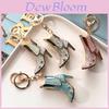 European And American Style Shoe Charm Keyring With Sparkling Rhinestones Creative And Lovely Gift