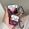Pink Heart Shape Case For Airpods Pro3 Pro 2 4 3 Pro2 1 Earphone Cases Cover
