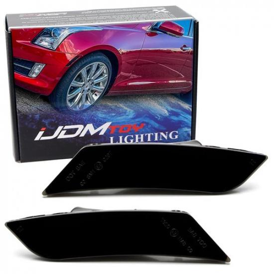 

Smoked Bumper Wheelarch Side Marker Lens Kit For Cadillac ATX XTS Chevy Blazer