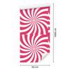 Hippie pink background wallpaper, white and powder pink 50x1000