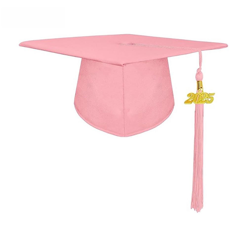 Bachelor 2025 Graduation Cap Doctor Trencher Cap Academic Hat with Tassels  Student Supplies