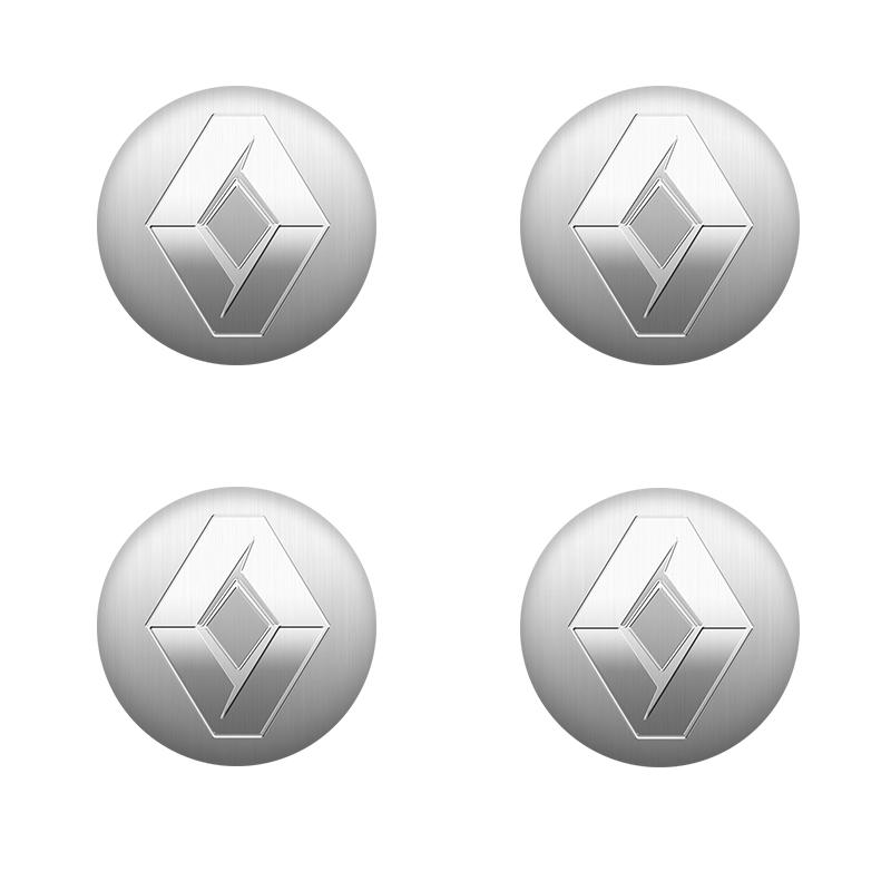 4pcs New Car Wheel Center Hub Cap Rim Cover Emblem Sticker For Renault Megane 2 3 Twingo Clio Talisman Captur Car Accessories