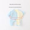 Thickened Winter Baby Bodysuit: Warm Padded Long Sleeve Romper for Newborns