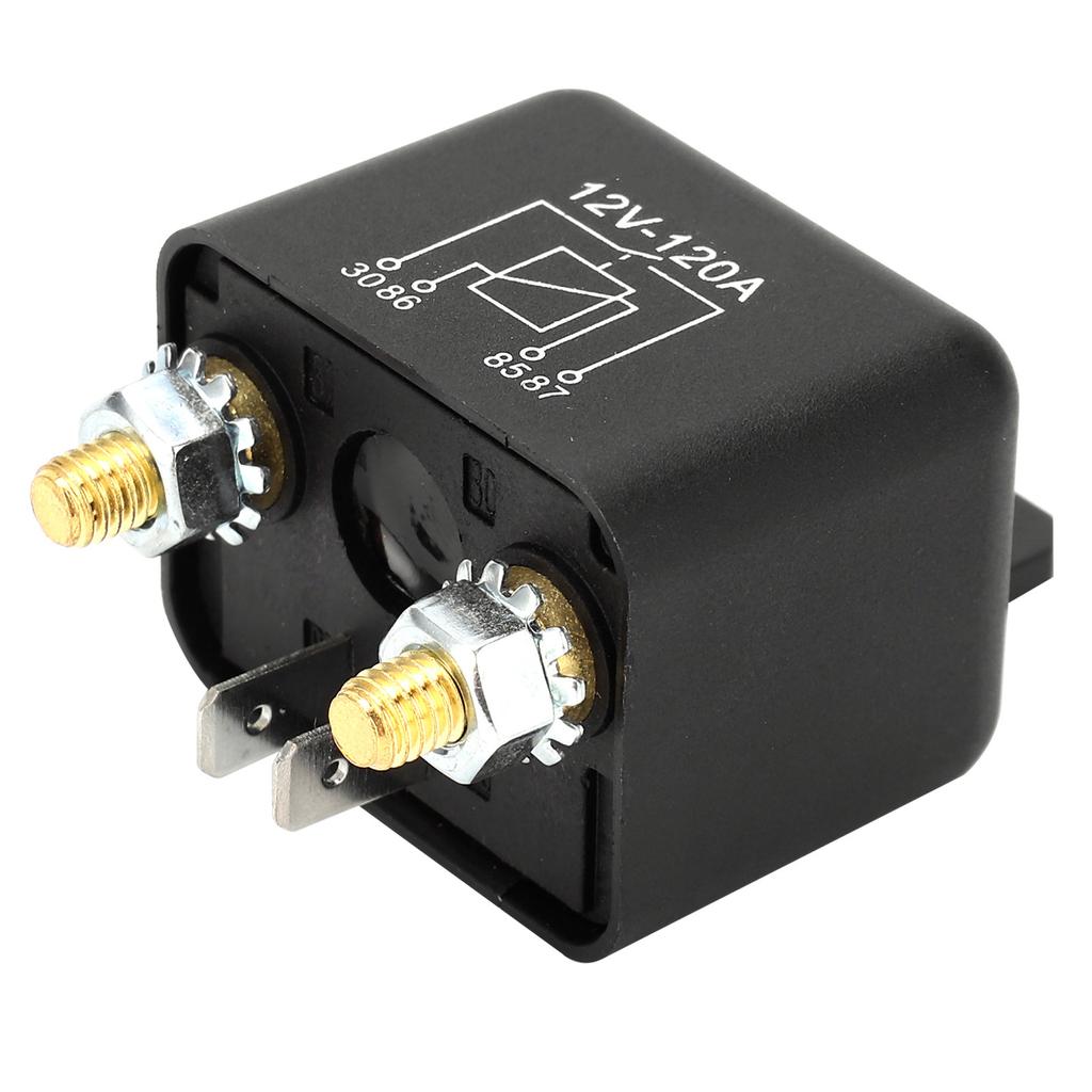 Start Relay 4?Pin Normally Open Lightweight Replacement Part for Car 12VDC 120A