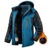 Men's Thickened Plus Size Winter Mountaineering Jacket - Extra Thick Cotton Padded Outerwear for Middle-Aged and Elderly