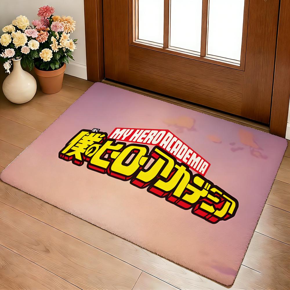 Anime M-My Hero Academia Floor Mat Cozy Flannel Soft Thick Non-Slip Mat For Living Room Bedroom Kitchen Decor Rugs