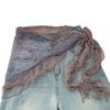 Silk scarf new versatile neck protection scarf irregular lace lace scarf scarf shawl triangle scarf waist tie