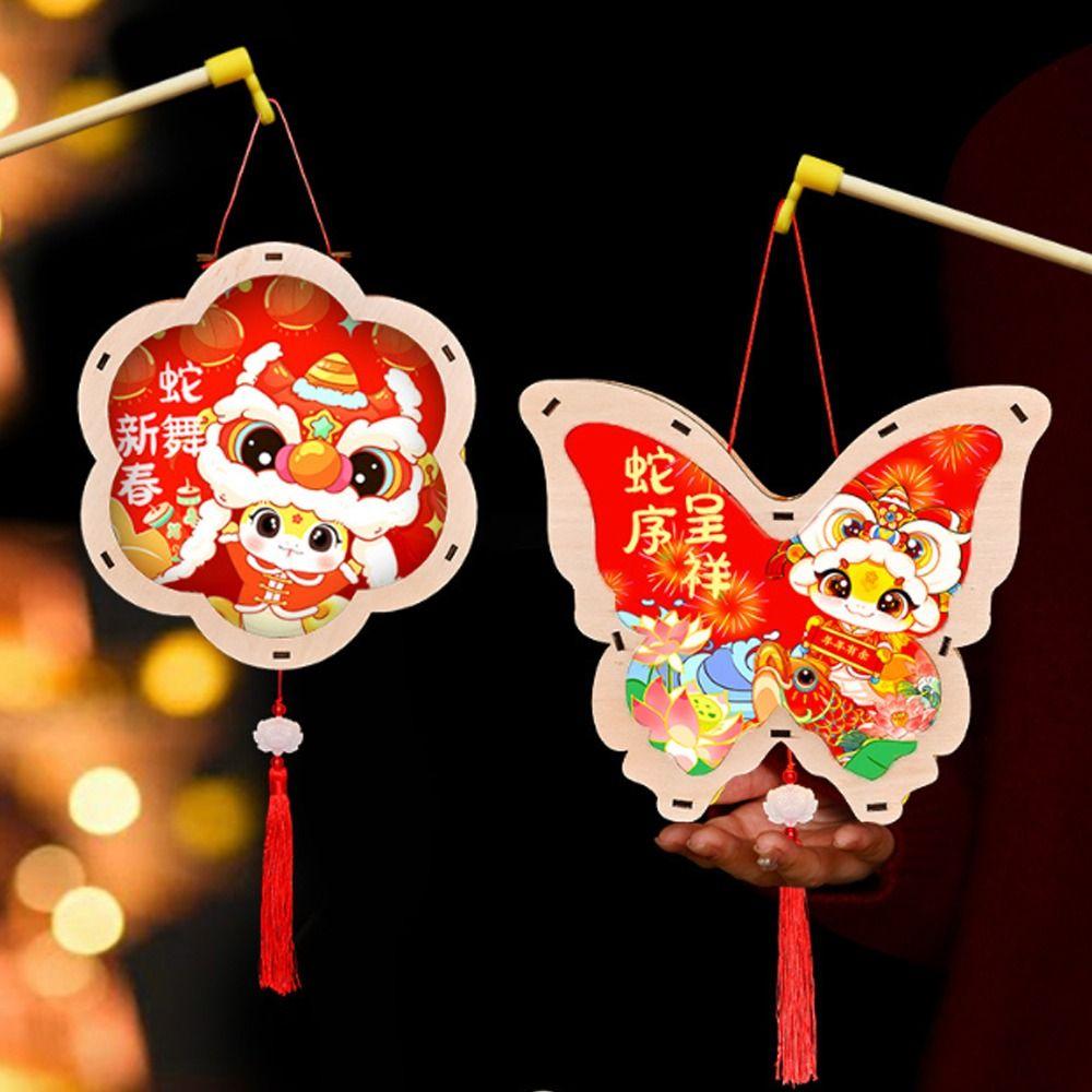 Traditional New Year Luminous Lantern Chinese Style Children Handheld Lantern Hanfu Accessories