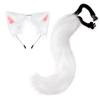 Anime Character Cosplay Halloween Cos Simulation Fox Plush Tail Costumes Accessories Animal Tail Cat Ears Hairband Headdress