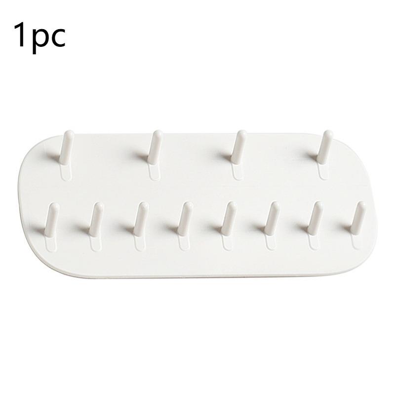 

Jewelry Storage Rack, Multi-Functional No-Drill Earring And Necklace Display Rack, Jewelry Storage Hooks A1