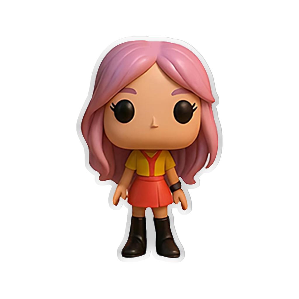 Acrylic 2D Keychain Pendant, Cute Animal Cartoon Keychains, Clear Acrylic Bag , Versatile Accessories For Kids Adults Daily Use & Gift