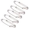 5pcsset Longline Snap Clip Corrosion Resistance Float Line Tuna Clip for Ocean Fishing2.0x80mm