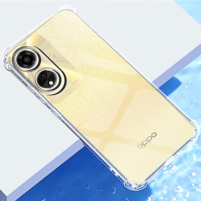 Transparent Phone Case for Oppo A59 A79 A98 5G A78 A58 A38 A18 4G A17 A17k A57 A97 A53 A94 A74 A54 A52 Back Cover Clera Shell