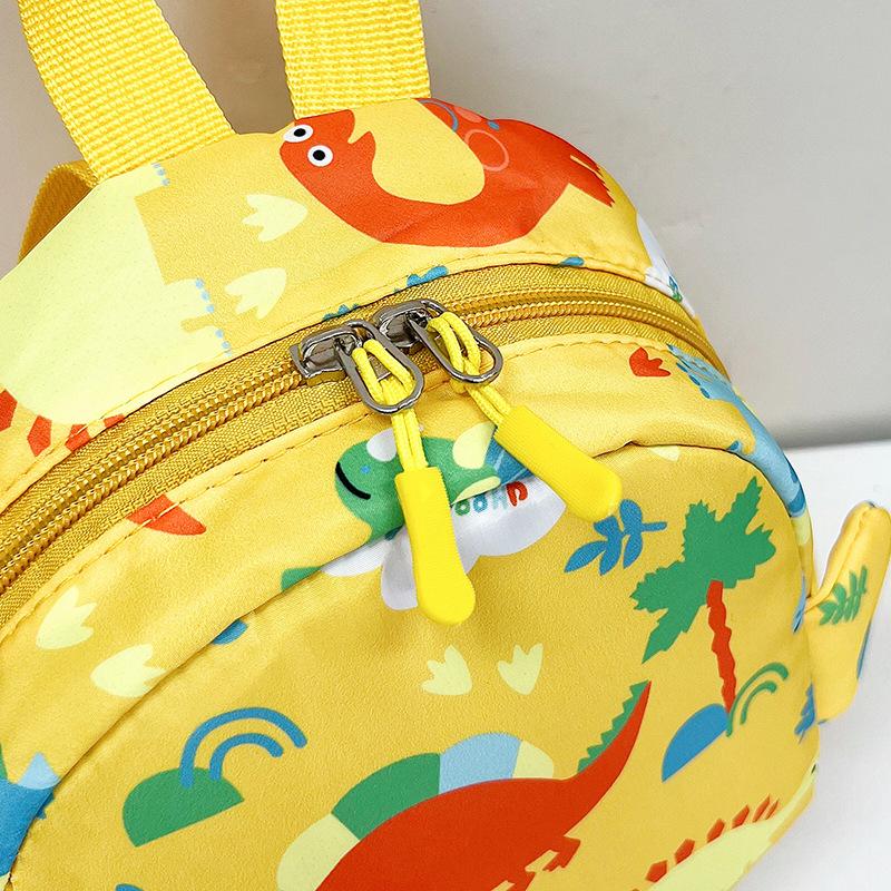 2026 Cute Dinosaur Kids Backpack: Playful Cartoon Double Shoulder Bag for Kindergarten & Primary School Boys and Girls