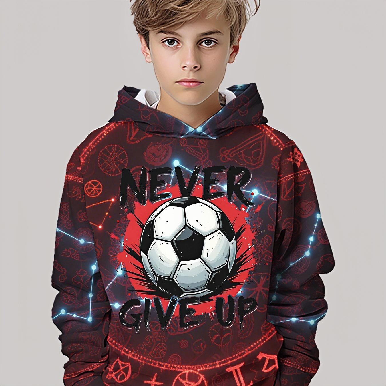 

Толстовка с капюшоном с 3D цифровым принтом, вдохновляющим, загадочным, трендовым узором, модная повседневная детская одежда, идеальный подарок 13-14Y