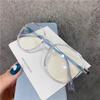 Anti Radiation Glasses Transparent Lens Women Round Anti-Blue Eyeglasses Computer Optical Eyewear Fashion Eyewear