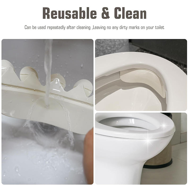Soft Close White Toilet Seat Cover Slow Closing Durable Plastic Bidet Seat With Hygienic Easy Clean Design For Home Bathroom Toilet Accessories