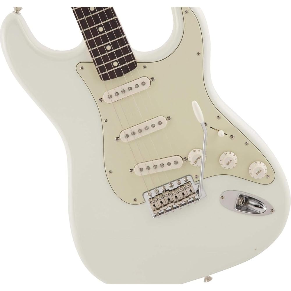 Fender Traditional 60s Stratocaster Electric Guitar Made in Japan Rosewood Fingerboard Olympic White