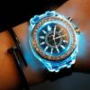 Ladies Classic Watch LED Light Digital Watch Couple Watch Silicone Quartz Luminous Watch Jelly Color Luminous Watch