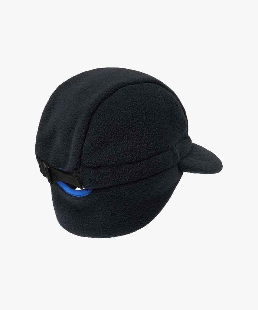 GOLDEN SUNSHINE Sunshine Earflap Fleece Cap_Black Night