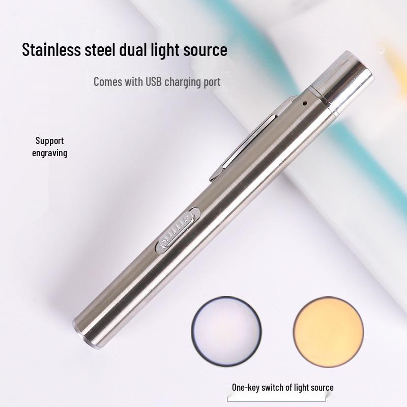 Nurse Pupil Penlight: Dual Light Flashlight for Doctors, Children, ENT & Oral Exams