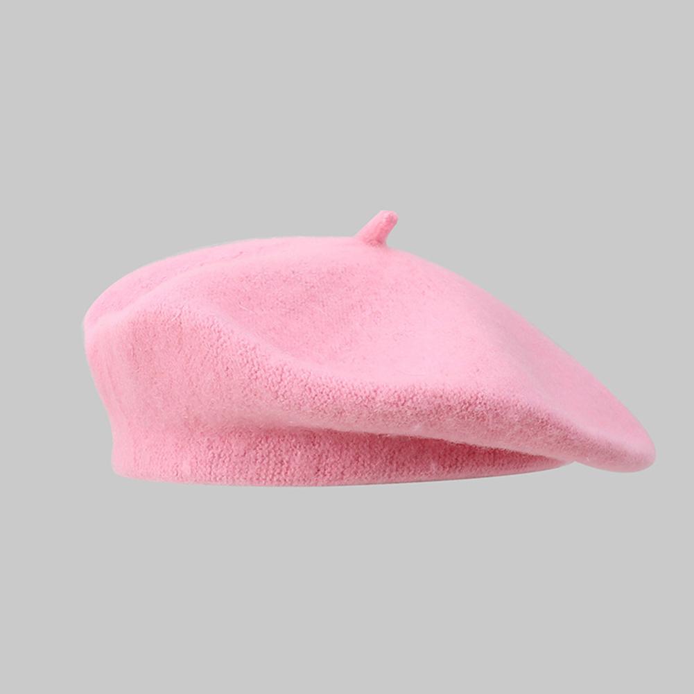 Retro Casual Solid Color Beret Fashionable Versatile Multi-colored Autumn Winter Comfortable Breathable Beret for Women