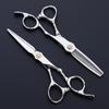 Professional Hair Cutting Scissors 6 Inch Straight Thinning Shear Barber Hairdressing Scissors High Quality