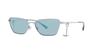 Sonnenbrille EA2141 SHINY SILVER AZURE Glas 56 [Emporio Armani] Fassung/LEICHT