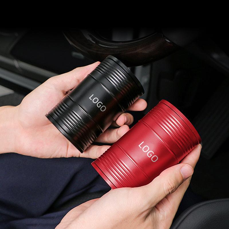 Car Interior Aluminum Alloy Ashtray Cigarette Ash Holder Cup For Opel Astra Grandland Corsa Mokka Frontera Insignia Zafira Karl