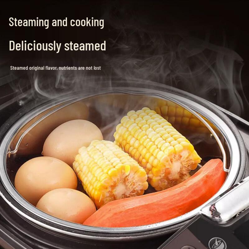 ZISIZ 304 Stainless Steel Rice Cooker Steamer Basket