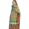 European And American Autumn And Winter New Style Long Tassel Double-Sided Thick Loop Yarn Thick Tassel Scarf Shawl Cape