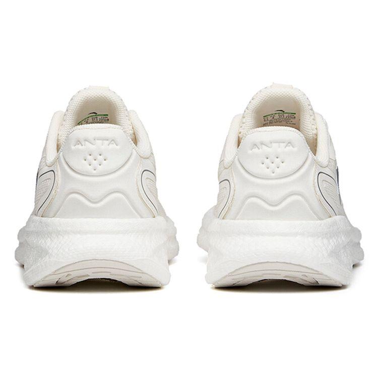 Anta Mars Foam Running Series Durable Breathable Low-Top Running Shoes Women sneakers Ivory-White 122135585-2
