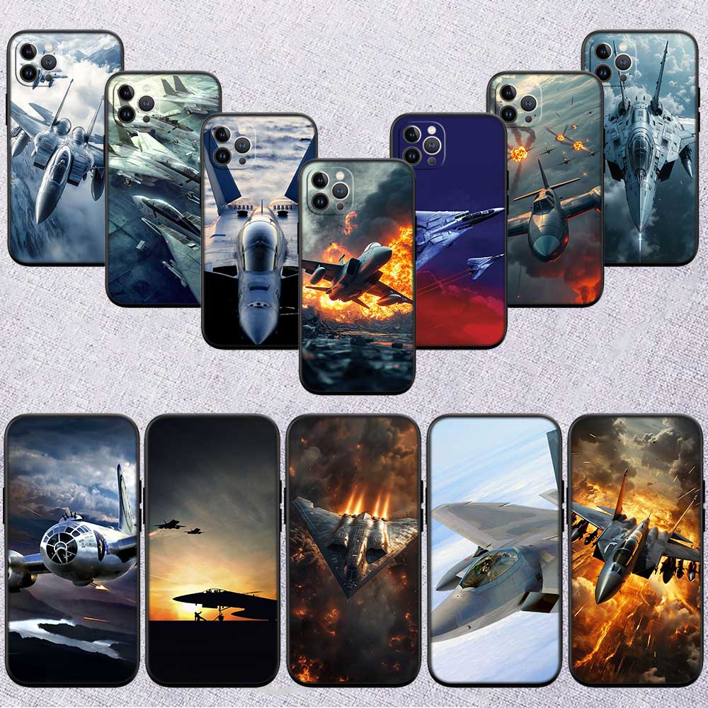 RE56 Strategic bomber aircraft Case for Samsung M06 M15 M16 M35 M55 M56 A36 A42 A50 A50S A51 A52 A32 A33 A05 A05S A06 A16 A20