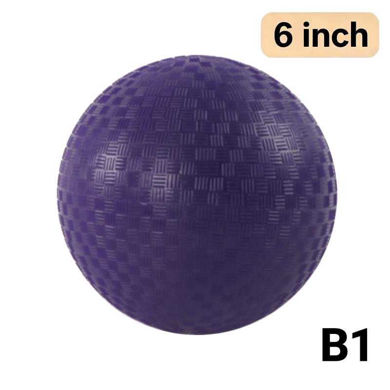 Easy to Inflate Rubber Kickball Bouncy Playground Ball for Kids Backyard School Holiday Family Fun Games