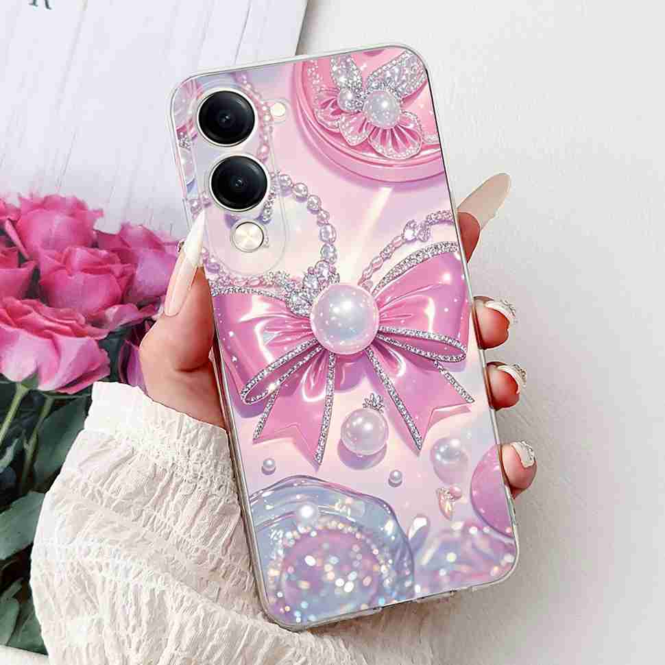Shockproof For Vivo Y04 Y 04 4G 6.74" Case Retro Printed Dragon Soft Silicone TPU Cover For Vivo Y29s Y 29S 5G Phone Cases Capa