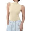 Women's Cotton Small Vest Suit Half High Neck With A Sleeveless Bottom Top