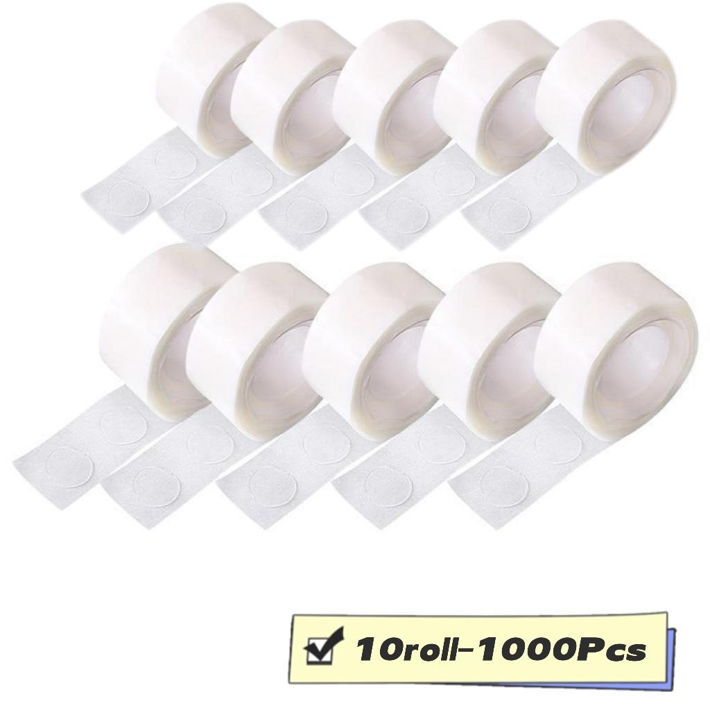 100-1000pcs Double-sided Adhesive Dots Transparent Removable Balloon Adhesive Tape Glue for Christmas Party Balloon Accessories